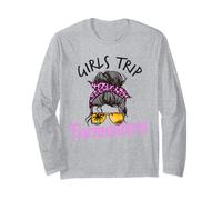 Corrispondenza Ragazze Trip Formentera Disordinato Capelli Chignon Maglia a Manica