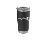 Corro per sentirmi libero e mi sento forte Bicchiere termico in acciaio inox doppia parete