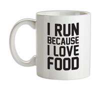 Corro Perché Amo Il Cibo Tazza - Corsa - Corridore - Divertente - Mezza Maratona