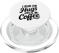 Corro su abbracci e caffè per l'anima caffeina PopSockets PopGrip per MagSafe