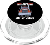 Corro Su Caffeina Diesel & Jesus Christian Truck Driver OTR PopSockets PopGrip per MagSafe