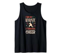 Corro su Karate e Natale Cheer Matching X-mas Squad Canotta