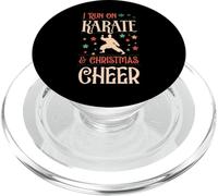 Corro su Karate e Natale Cheer Matching X-Mas Squad PopSockets PopGrip per MagSafe