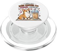 Corro Sul Caffè Freddo E Corgi Baci Cane Carino PopSockets PopGrip per MagSafe