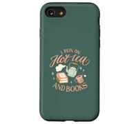 CORRO SUL TÈ CALDO & LIBRI Lettore divertente Meme di lettura Custodia per iPhone SE (2020) / 7/8