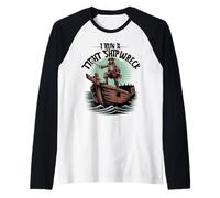 Corro Un Pirata Sarcastico Stretto naufragio Maglia con Maniche Raglan