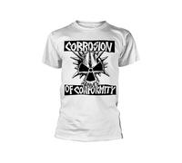 Corrosion Of Conformity Maglietta Logo Teschio Adulto Unisex (PH4645)