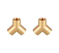 Corrosioni Resistenti Connettore Ottone A Forma Y 2 Pollici Racconti Splitter A Doppia Porta Per Applicazioni Altamente Temperatura 2x Raccordo In Ottone Resistente Alla Temperatura