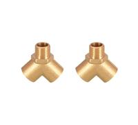 Corrosioni Resistenti Connettore Ottone A Forma Y 2 Pollici Racconti Splitter A Doppia Porta Per Applicazioni Altamente Temperatura 2x Raccordo In Ottone Resistente Alla Temperatura