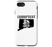 Corrupticut Connecticut Anti Corruzione Cop New Haven Pizza Custodia per iPhone SE (2020) / 7 / 8