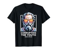 Corrupting The Youth Funny Socrates Philosopher Philosophy Maglietta
