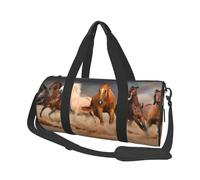 Corsa del cavallo, Borsone da viaggio di grande capacità Borsa rotonda Borsa da viaggio sportiva Borsa da viaggio Borsa da fitness