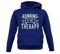 Corsa È My Therapy - Bambini Felpa/Maglione - Marathon 10K 5K Mezza Run