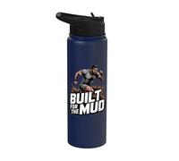 Corsa Nel Fango Ostacoli Built For The Mud Stainless Steel Insulated Water Bottle