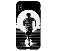 Corsa Ragazzo Disegno Maratona Atletica Custodia per iPhone XS Max