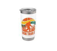 Corsa Sentieri Ultramarathon Race Bigfoot Runner Bicchiere termico in acciaio inox doppia parete
