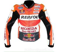 Corsa Uomo Giubbotto Moto in Pelle Da MOTOGP Giacca in Pelle da Motociclista CE
