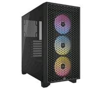 CORSAIR 3000D RGB AIRFLOW CASE MIDI TOWER 4 VENTOLE CORSAIR AR120 RGB PRE-INSTAL