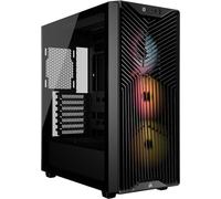 CORSAIR 3200D RS ARGB Case PC Mid Tower - 3 Ventole RS120 ARGB, Flusso D'aria Elevato, Compatibile Con Radiatore Da 360 mm, Compatibile Con Schede Madri Con Connessione Inversa - Nero