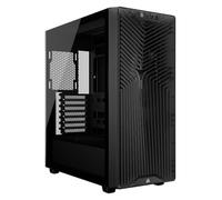 CORSAIR 3200D RS Case PC Mid Tower - Fumo | 3 Ventole RS120 Incluse, Flusso D'aria Elevato, Compatibile Radiatore 360mm, Compatibile Schede Madri Connessione Inversa