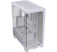 CORSAIR 3500X Mid-Tower ATX Case per PC a Doppia Camera - Vetro Temperato Panoramico - Compatibile con Scheda Madre a Connessione Inversa - Nessuna Ventola Inclusa - Bianco