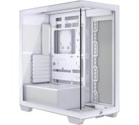3500X TEMPERED GLASS MID-TOWER WH