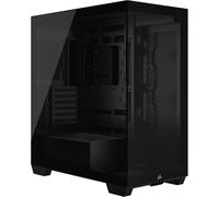 CORSAIR 3500X Mid-Tower ATX Case per PC - Vetro Temperato Panoramico - Compatibile con Scheda Madre a Connessione Inversa - Nessuna Ventola Inclusa - Nero