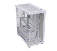 CORSAIR 3500X Mid-Tower ATX Case per PC a Doppia Camera - Vetro Temperato Panoramico - Compatibile con Scheda Madre a Connessione Inversa - Nessuna Ventola Inclusa - Bianco