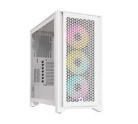 Corsair 4000D RGB Airflow TG Bianco - ATX - Nouvo