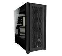 Corsair 5000D Airflow Case ATX Mid-Tower con Vetro Temperato, Pannello Anteriore a Flusso d'aria Elevato, Sistema di Gestione dei cavi Corsair RapidRoute, Due Ventole da 120 mm Incluse, Nero
