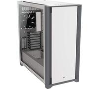 Corsair 5000D Case ATX Mid-Tower con Vetro Temperato, Pannello Anteriore in Puro Acciaio, Sistema di Gestione dei cavi Corsair RapidRoute, Due Ventole da 120 mm Incluse, Bianco