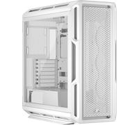 CORSAIR 5000T Mid-Tower ATX PC Case - Pannelli rimovibili per il flusso d'aria frontale e sul tetto, interni spaziosi, ASUS BTF, MSI Project Zero, Gigabyte Project Stealth - Bianco