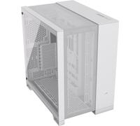 CORSAIR 6500D AIRFLOW Mid-Tower ATX PC Case - Nessuna Ventola Inclusa - Design a Doppia Camera - Ampia Flessibilità di Raffreddamento - Compatibile con Schede Madri a Connessione Inversa - Bianco