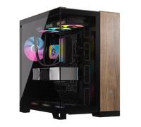 Corsair 6500X Vetro temperato USB 3.2 Nero/Legno