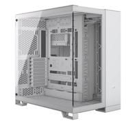 CORSAIR 6500X Tempered Glass Mid-Tower ATX PC Case - Nessuna Ventola Inclusa - Doppia Camera - Ampia Flessibilità di Raffreddamento - Compatibile con Scheda Madre a Connessione Inversa - Bianco