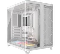 Corsair AIR 5400 RS-R ARGB Torre a tripla camera in vetro curvo bianco