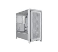 CORSAIR FRAME 4000D Modular Mid-Tower ATX PC Case - Flusso d'aria elevato, sistema di montaggio ventole InfiniRail™, ASUS BTF, MSI Project Zero, Gigabyte Project Stealth - Bianco
