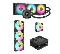 CORSAIR Bundle Dissipatore iCUE LINK Titan 360 RGB, alimentatore RM850x e kit da quattro ventole LX120 RGB