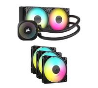 CORSAIR Bundle Dissipatore Nautilus 240 e kit da tre ventole RS120