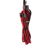 Corsair Premium Sleeved Split PCIe cable, Type 4 (Generation 4) - Rosso/Nero CP-8920254