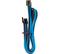 Corsair Cavi Protetti Singolarmente con Guaina PCIe (Connettore Singolo) Type 4 Gen 4 Premium - Blu/Nero
