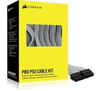 Corsair Cavi PSU di Tipo 5 con Guaina Singola di Alta qualità - PRO Kit - Bianco