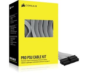 Corsair Cavi PSU di Tipo 5 con Guaina Singola di Alta qualità - PRO Kit - Bianco