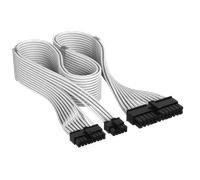 CORSAIR Cavo ATX a 24 pin Elite Premium rivestito singolarmente, tipo 5, bianco
