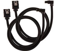 Corsair Cavo SATA Schermato Premium - SATA 6Gbps 60 cm, Connettore a 90°, Nero