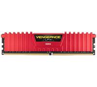 Corsair CMK16GX4M2A2400C14R Memoria Interna da 16 GB DDR4, 2400 MHz, Rosso