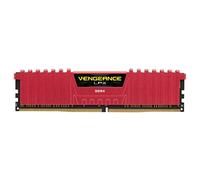 Corsair CMK16GX4M2A2400C16R Vengeance LPX Memorie per Desktop a Elevate Prestazioni, 16 GB (2 X 8 GB), DDR4, 2400 MHz, C16 XMP 2.0, Rosso