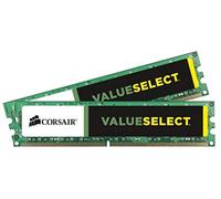 Corsair CMV8GX3M2A1333C9 Value Select Memoria per Desktop Mainstream da 8 GB (2x4 GB), DDR3, 1333 MHz, CL9