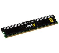 Corsair CMX4GX3M1A1333C9 XMS3 Modulo di Memoria da 4 GB, DDR3, 1333 MHz, CL9, Nero