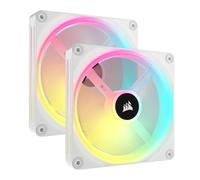 Kit di espansione ventola PWM 2x Corsair ICUE Link QX140 RGB 140 mm bianco